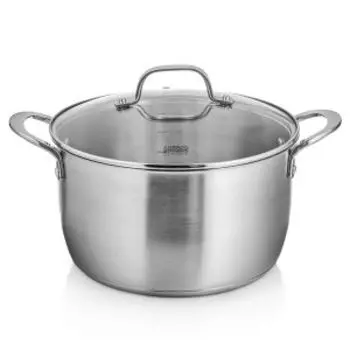 кастрюля с крышкой Esprado Fuerte, 6л, 24см, нержавеющая сталь