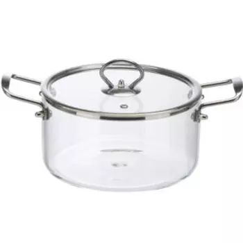 Кастрюля с крышкой Italiano, 3.5 л, стекло