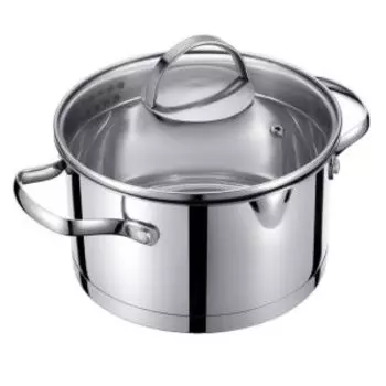 Кастрюля с крышкой Linea Torino, 3.6 л, нерж. сталь