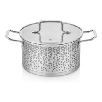 Кастрюля с крышкой Pixel, 3 л., нерж. сталь