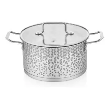 Кастрюля с крышкой Pixel, 4.5 л., нерж. сталь