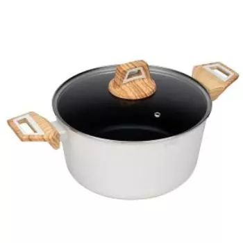 Кастрюля с крышкой TalleR Ivory, 2.7 л, штампованный алюминий