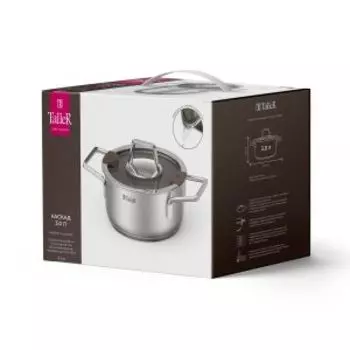 кастрюля TalleR Каскад TR-11033, 3,0л, индукция, нерж.сталь