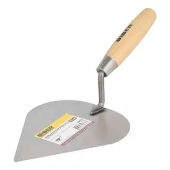 Кельма штукатура сердцевидная Бибер, 175 мм, деревянная рукоятка