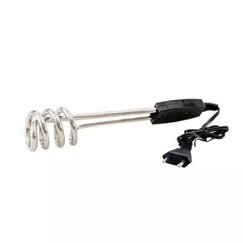 Кипятильник, 26 см, 1 кВт, 220В, длина кабеля 85 см, металл, пластик