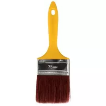 Кисть флейцевая Бибер Суприм Аqua, 75 мм, искусственная щетина
