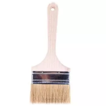 Кисть флейцевая универсальная, 10х1,4 см, натуральная щетина