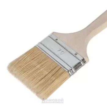 Кисть флейцевая универсальная, 7х1,4 см натуральная щетина