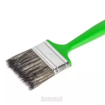 Кисть флейцевая универсальная, 7х1,4 см, С1, смешанная щетина