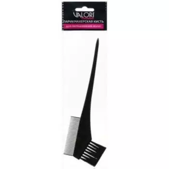 Кисть парикмахерская Valori с гребнем для окрашивания волос