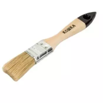 Кисть плоская Сказка, натуральная щетина, 25х12 мм
