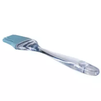 Кисточка голубая, силикон/пластик