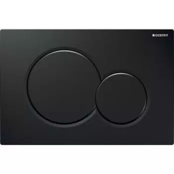 Клавиша смывная Geberit Sigma 01, пластик, черный