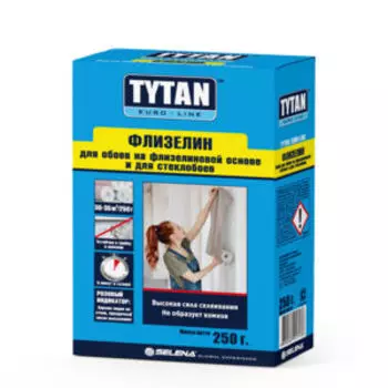 Клей для флизелиновых обоев TYTAN Euro-line Флизелин, с индикатором, 250 г