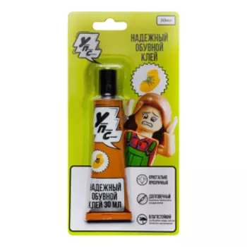 Клей для обуви УПС, водостойкий, прозрачный, 30 мл