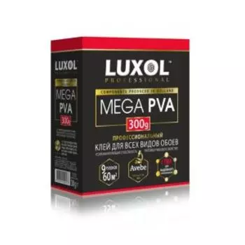 Клей обойный Luxol Professional Мега ПВА, 300 г