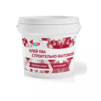 Клей ПВА строительно-бытовой КР, 2,4кг