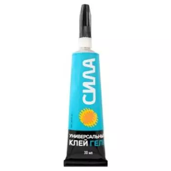 Клей универсальный Сила, гель, прозрачный, 30 мл