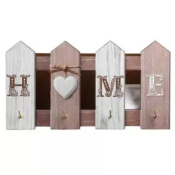 Ключница с карманом Home, 22.7х12.2 см, фанера