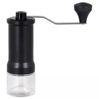 Кофемолка ручная, 169х57.8х181.5 мм, стекло/пластик/нерж.сталь