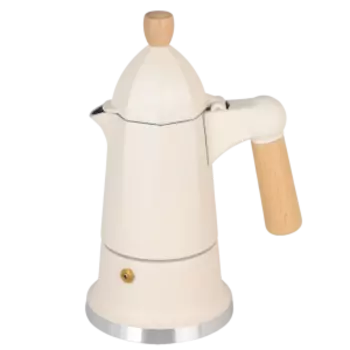 Кофеварка гейзерная Style, 100 мл, алюминий/бамбук