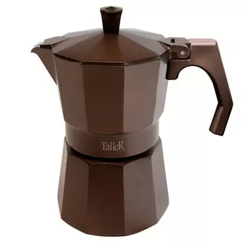 Кофеварка гейзерная TalleR TR-11322, 300 мл, коричневая