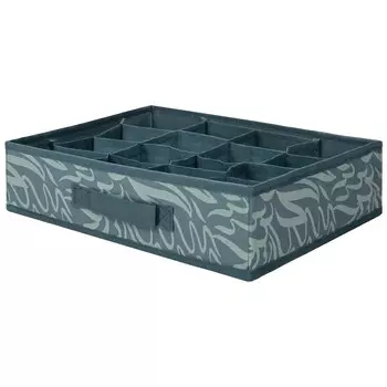 Кофр без крышки для хранения Абстракция, 16 секций, 35х27х9 см, нетканый материал