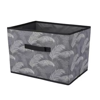 кофр д/хранения ДОМОВОЙ 38х27х27см, складной, без крышки, нетканый материал Перышко