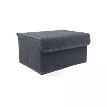 кофр д/хранения РУТАУПАК 25x19x13, с крышкой, графит