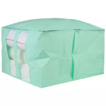 Кофр для хранения Домовой Funny Cats, 30х30х30 см, складной, без крышки, нетканый материал