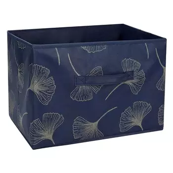 Кофр для хранения Домовой Гинкго, 38х27х27 см, без крышки, нетканый материал