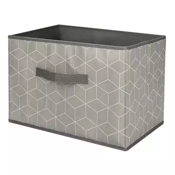 Кофр для хранения Домовой Ромбы, 38х27х27 см, без крышки, нетканый материал