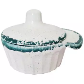 Кокотница Варадеро Ностальгия с крышкой, 12 см, керамика