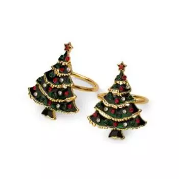 Кольца для салфеток Wonder Fir Tree, 2 шт, пластик