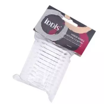 Кольца для шторы в ванную комнату Transparent, 12 шт