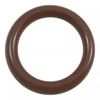 Кольца Уют, 28 мм, 10 шт, пластик, красное дерево