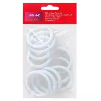 Кольцо Legrand, 10 шт, белый