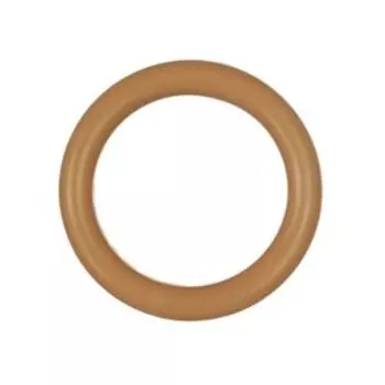 Кольцо с крючком Vito, 10 шт, пластик, светлый дуб