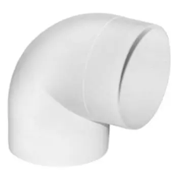 Колено 90°, 100 мм, пластик