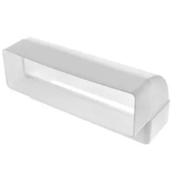 Колено вертикальное 90°, 60х204 мм, пластик