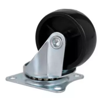 Колесо аппаратное поворотное Tech-Krep на площадке, 40 мм, полиамид