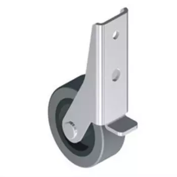 Колесо неповоротное, полиуретан, 40 мм