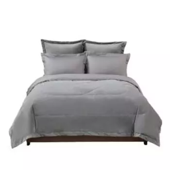 Комфортер Sofi de Marko Энрике, Евро, сатин, велюр, серый