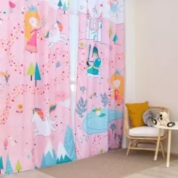 Комплект детских штор Этель Magic, 2 шт, 145х260см, габардин