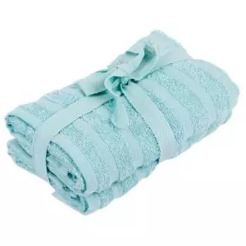 Комплект махровых полотенец Эстетика, 2 шт, 30х50 см, голубой
