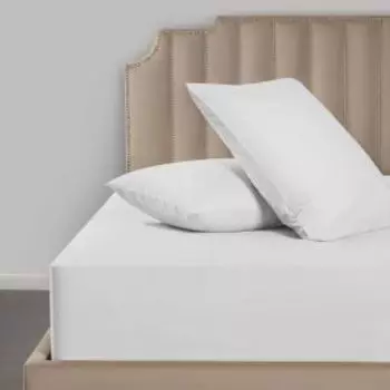 комплект наволочек DOME сатин размер: 50х70см, 2шт, 100%хл, 110г/м2, Морисо белый