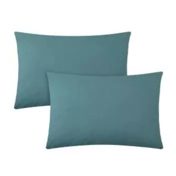 Комплект наволочек Этель, 2 шт, 50х70 см, поплин, зеленый