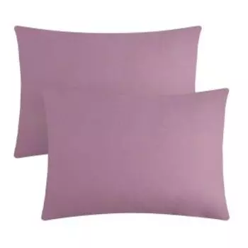 Комплект наволочек Этель, 2 шт, 50х70 см, поплин, сиреневый