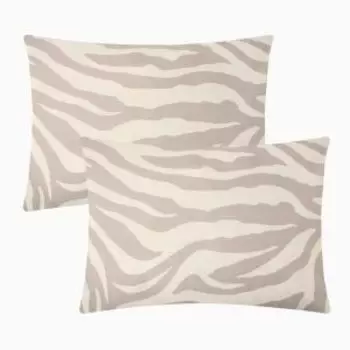 Комплект наволочек Этель Beige zebra, 2 шт, 50х70 см, бязь, бежевый