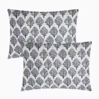 Комплект наволочек Этель Blue ornament, 2 шт, 50х70 см, бязь, белый/синий